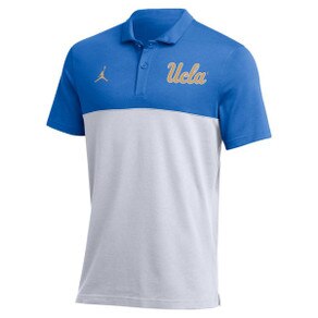 UCLA Jumpman Script Polo Blue